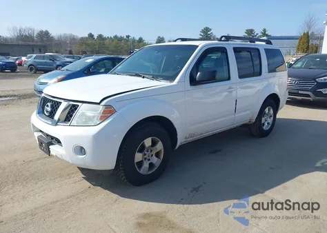 2008 Nissan Pathfinder S z USA, uszkodzony, nr VIN 5N1AR18B58C640071